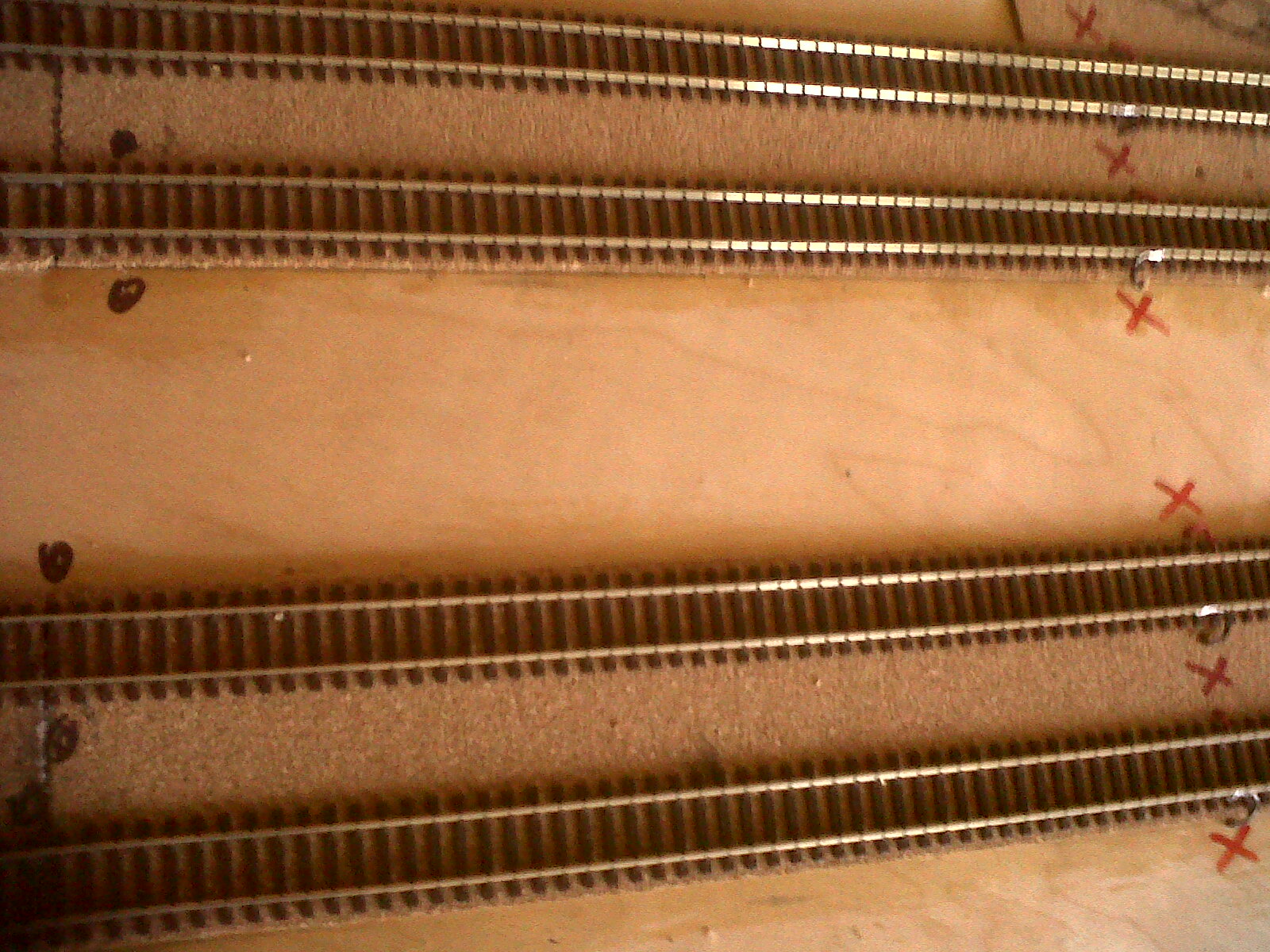 French Model Railway Weathering HO scale track.