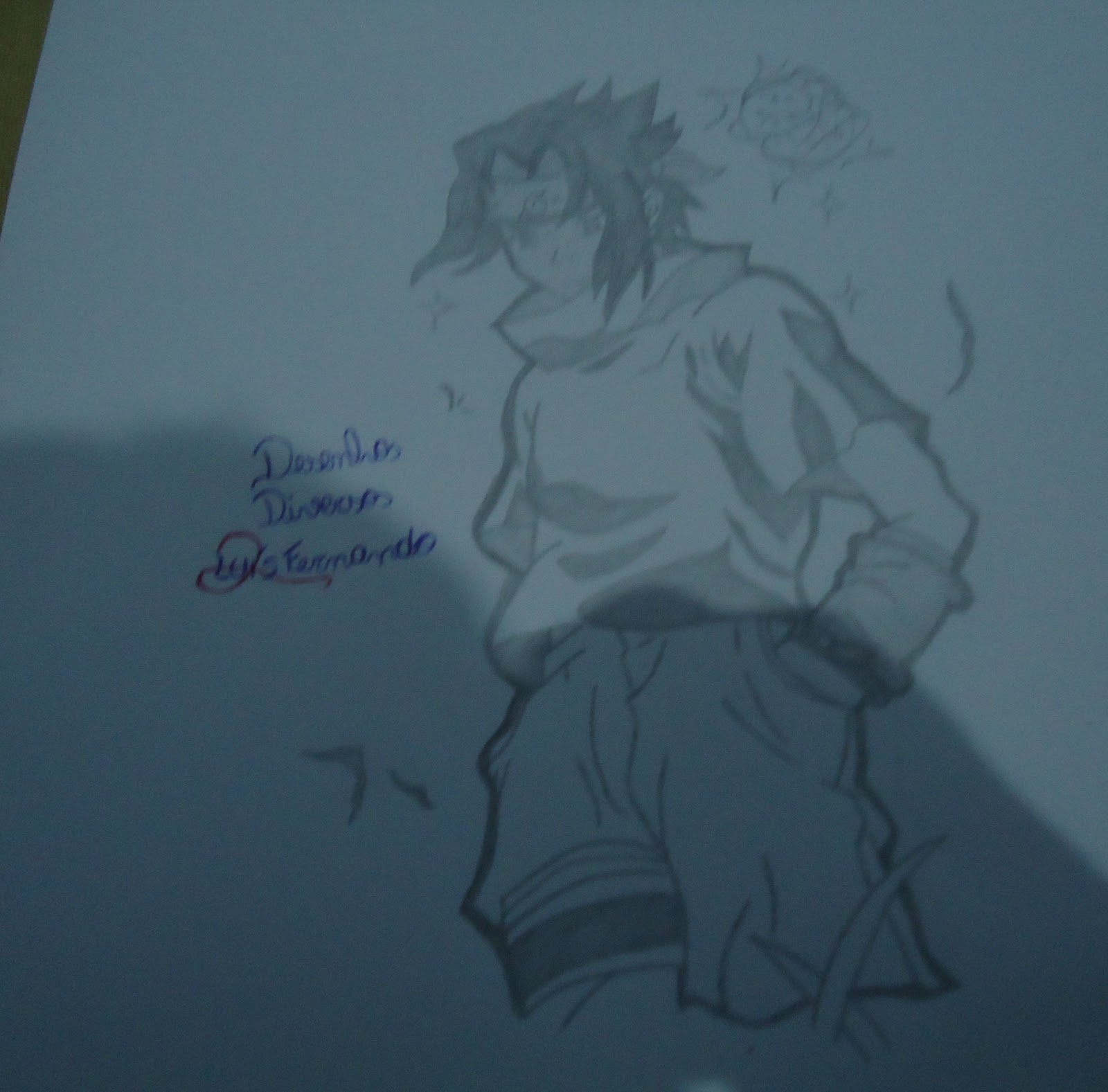 Nando Desenhos : Desenho #9 Sasuke - Naruto