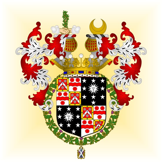 Armorial de l'Ordre du Chardon BaillieHamiltonArden