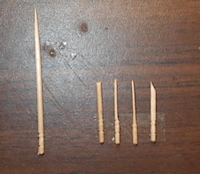 StAlbertMini Knives from turned toothpicks