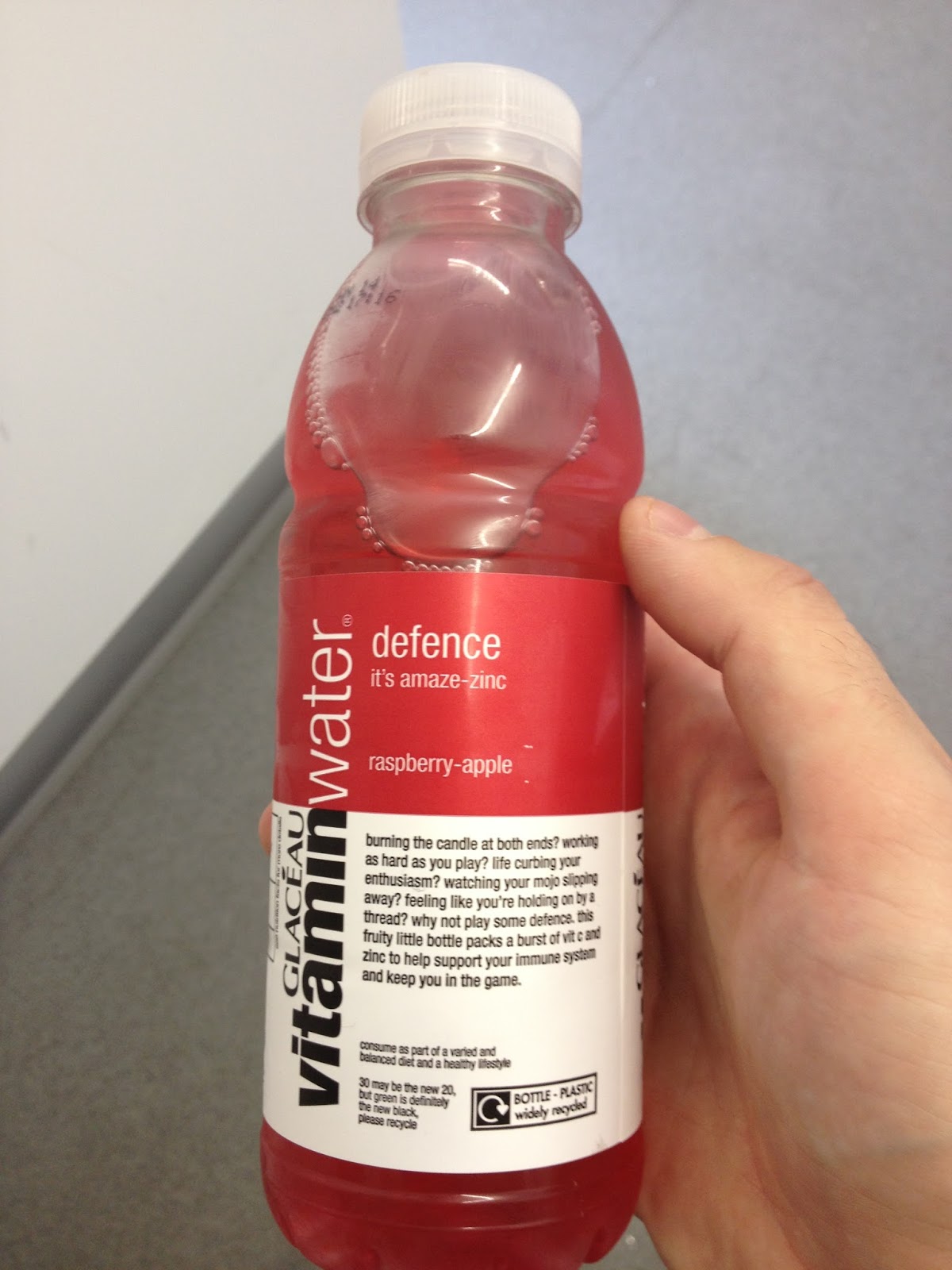 A Review A Day Today's Review Vitamin Water Revive And Defence