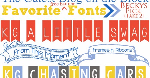 2 Moms Talk Free Banner Fonts