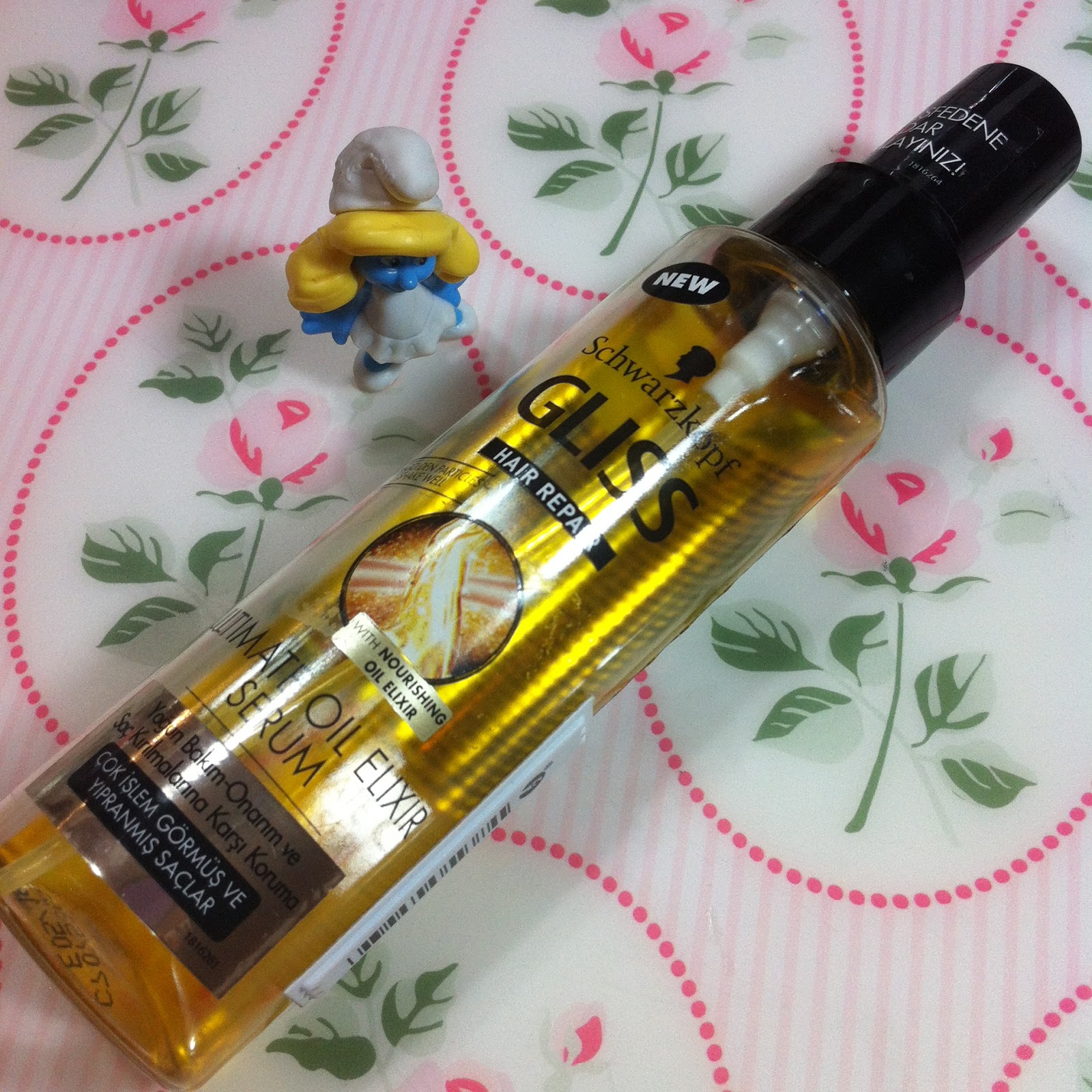 Gamze Celikdemir Shwarzkopf Gliss Ultimate Oil Elixir Serum