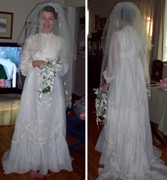 My Pretty Baby Cried She Was a Bird My Mom's 1982 Wedding Dress