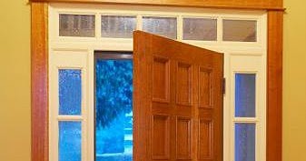 Fotos y Diseños de Puertas: Puerta exterior acceso vista desde hall