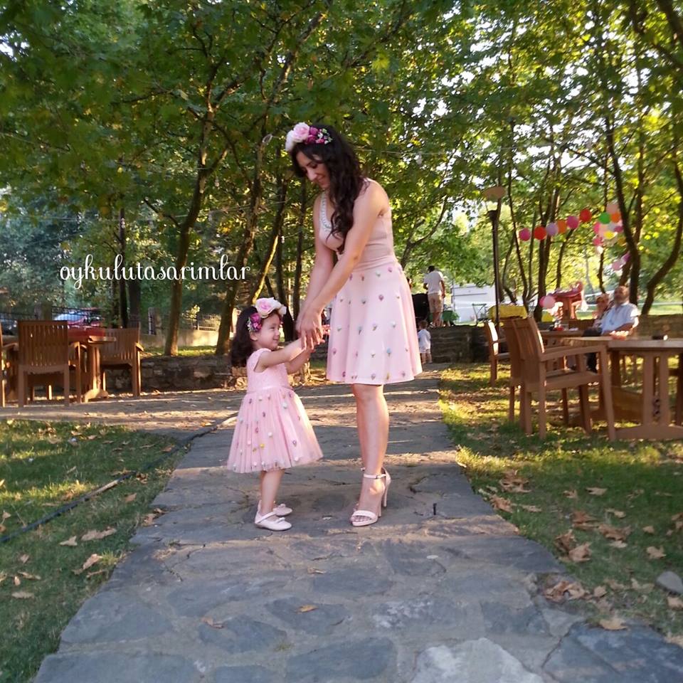 Anne Kiz Takim Dogum Gunu Kostumu Oykulu Tasarimlar