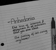 anhedonia meaning