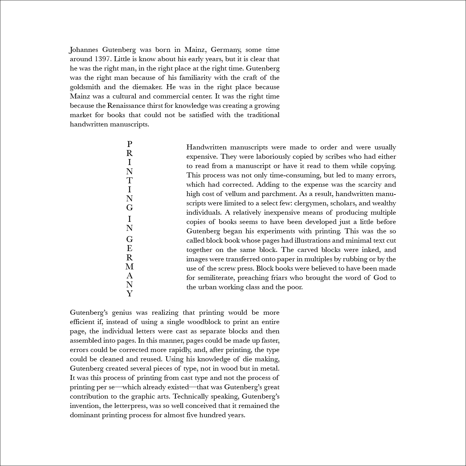 Essay moderate picture