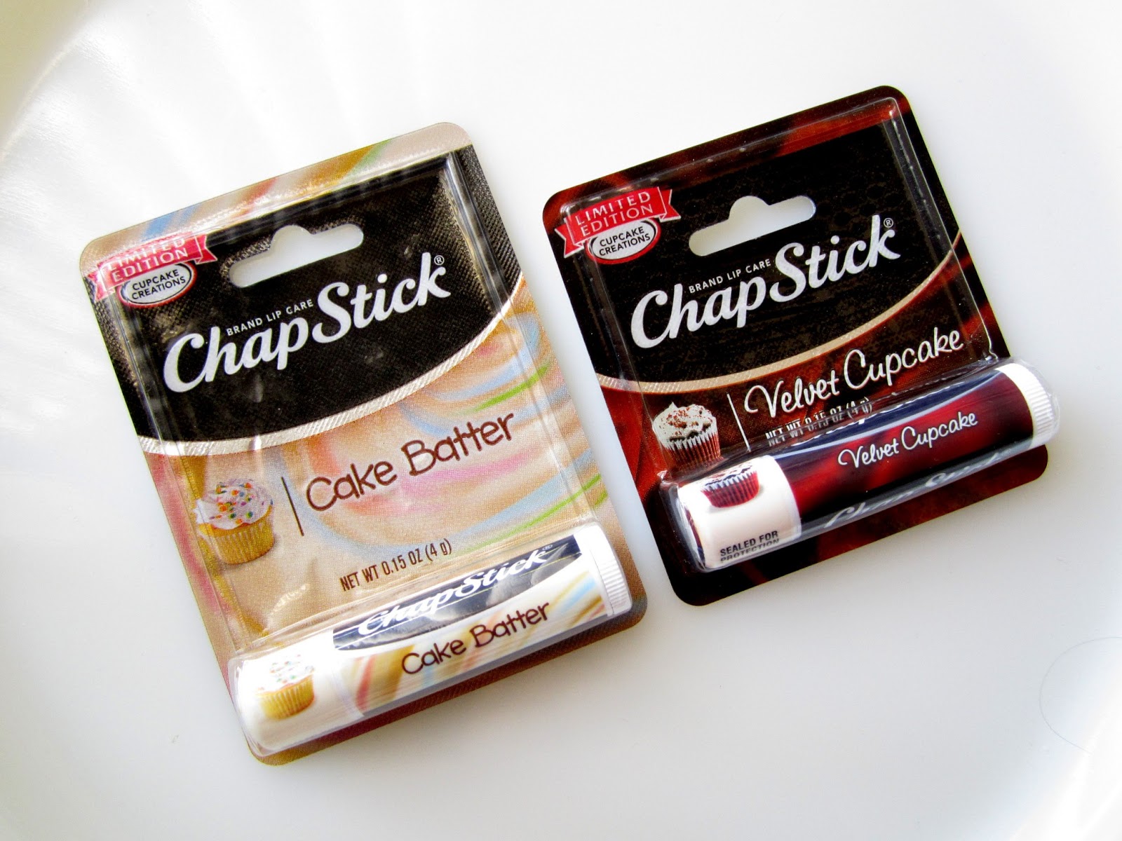 Eating Lipstick Limited Edition Cake Batter and Velvet Cupcake Chapstick
