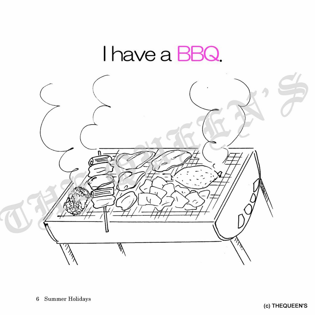 オサムのひとこと THE QUEEN&#039;S ザクイーンズ: クイーンズの塗り絵本 Summer Holidays をリリースします。