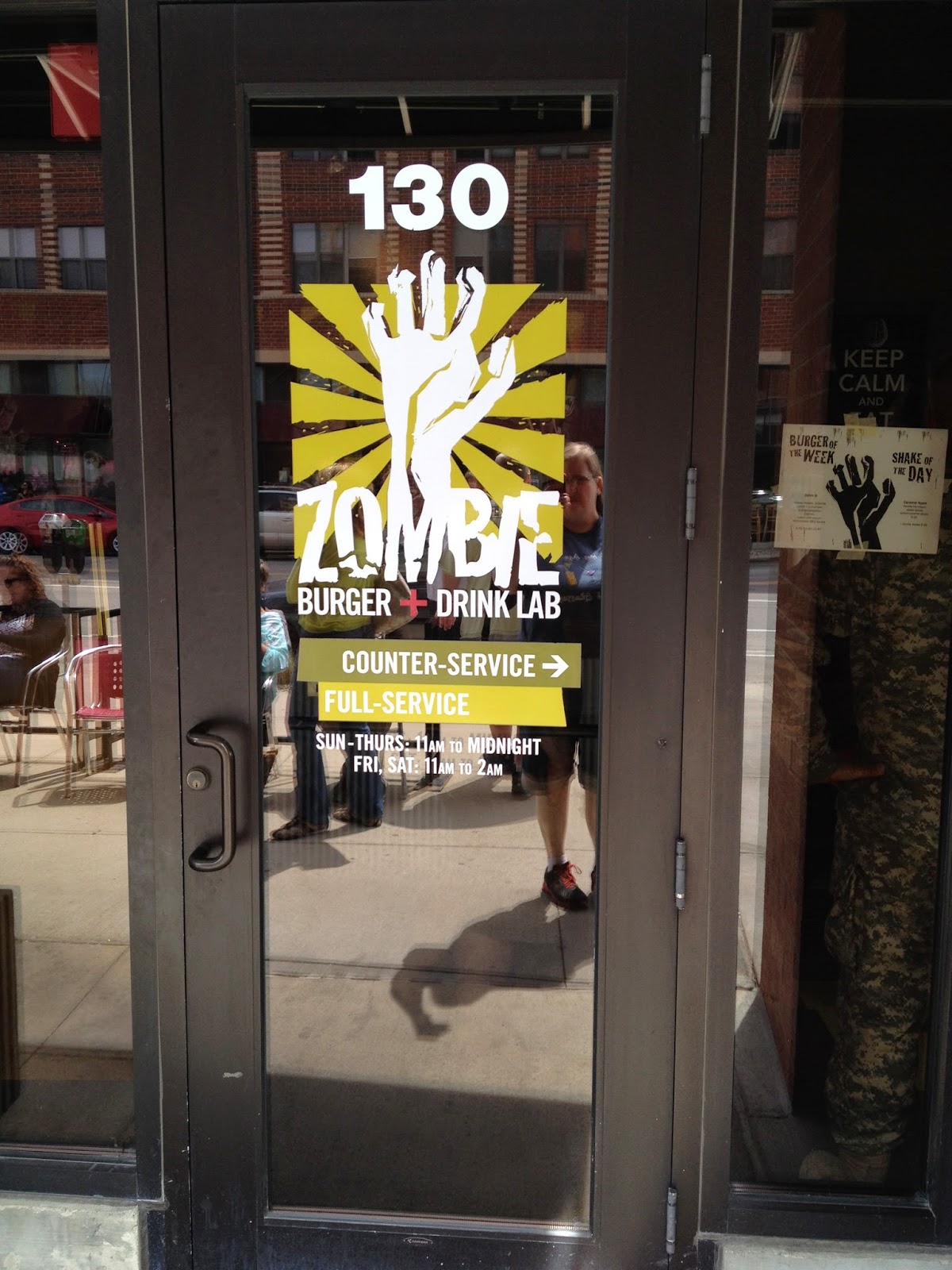 Eating Right...Most of the time. Restaurant Review Zombie Burger