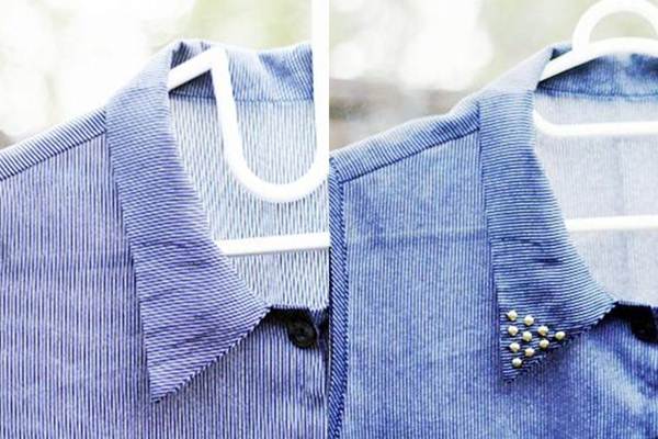 Studded Collar Shirt