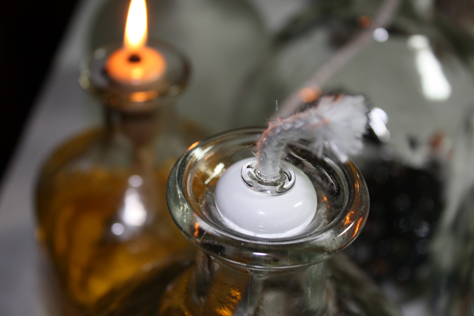 sprinkled blessings studios Vintage marbles, discarded Patron bottles