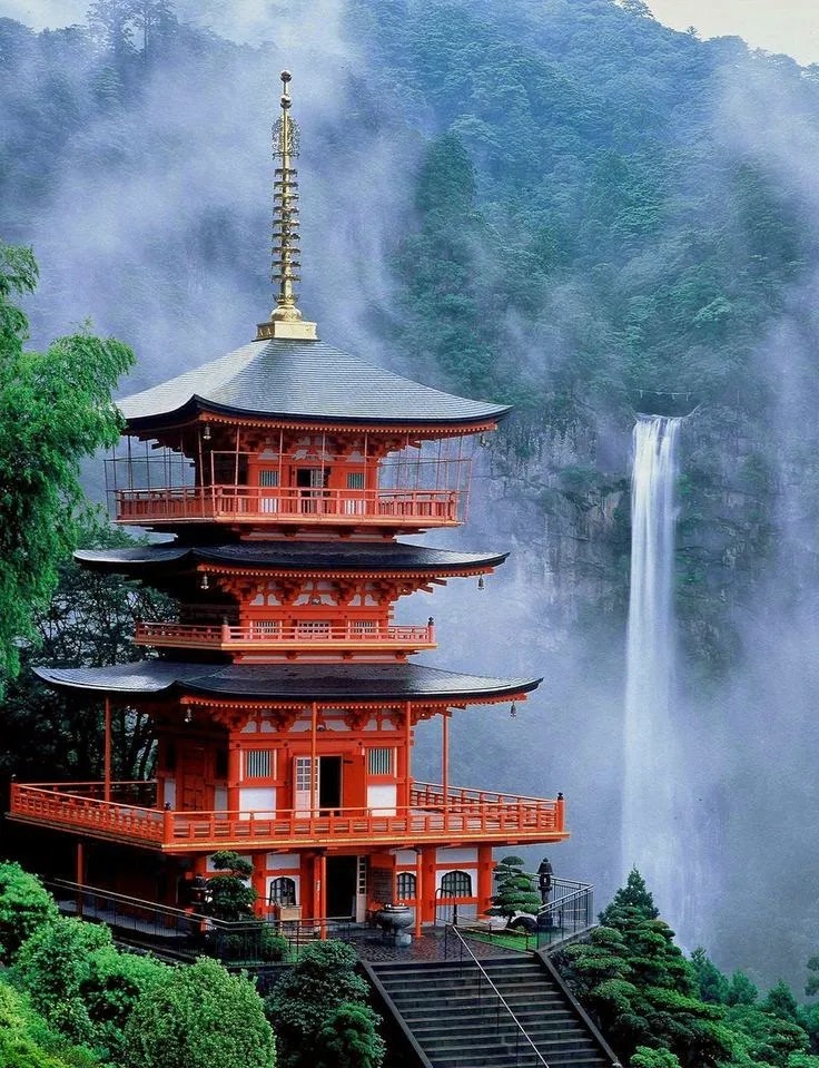 Nachi Falls in Nachikatsuura, Japan.