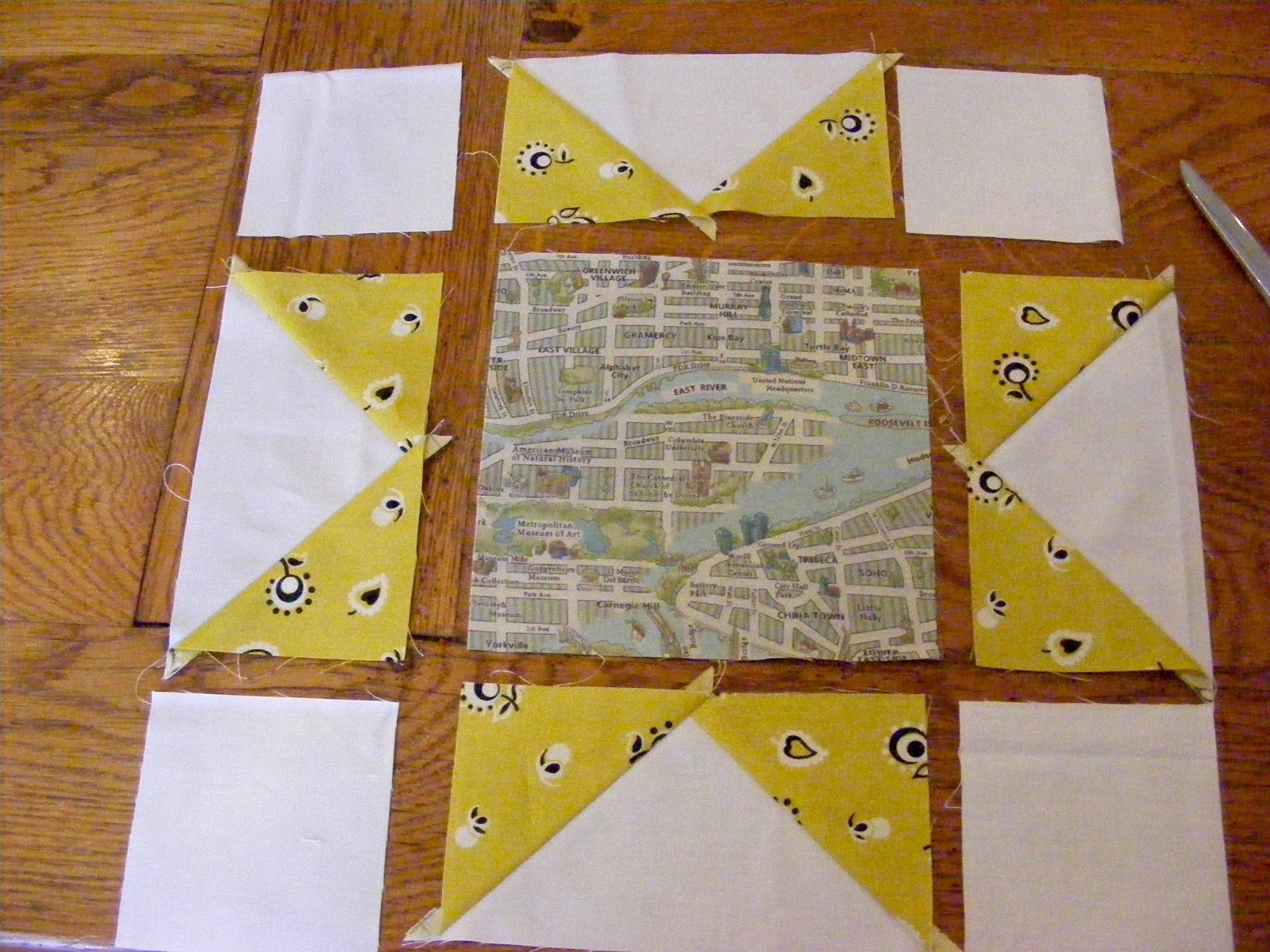 TIA CURTIS QUILTS Ft Leavenworth Quilt Club BOM 1 Simple Star