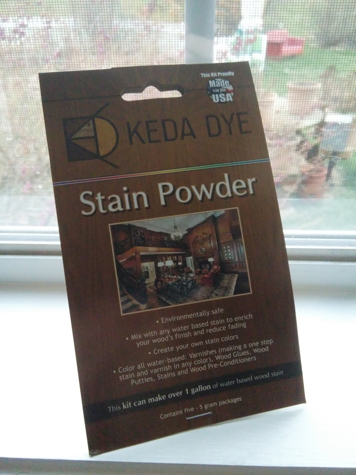 Keda Wood Dye Five Wood Dye Colors Kit Makes Vibrant Wood Stain to