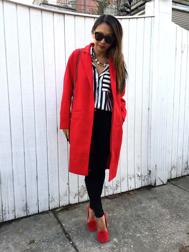 Red, White and Black (Style Steal Outfit) - Red Soles and Red Wine