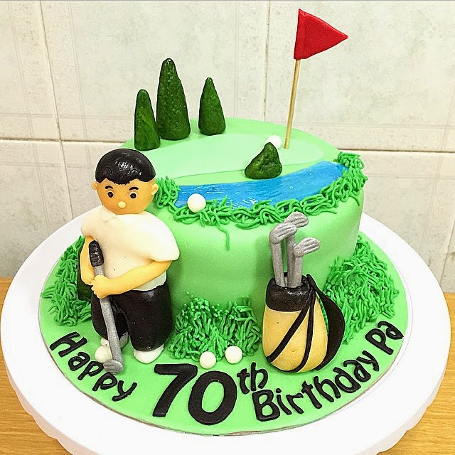 Golf Themed Cake Sherbakes