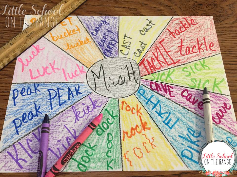 Little School on the Range Combining Spelling with ART!