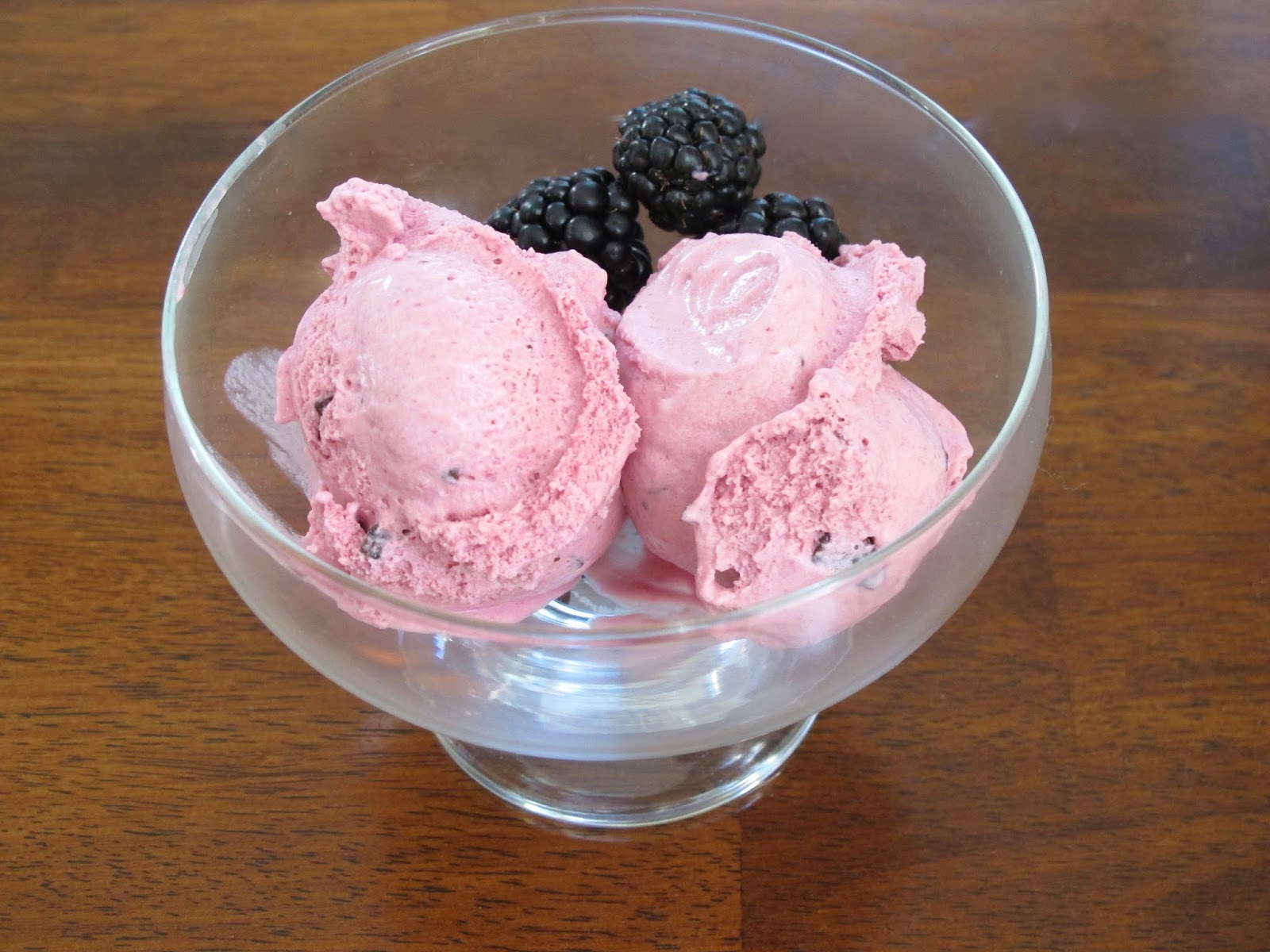 Kitchen Sink Diaries Blackberry Chocolate Chunk Ice Cream