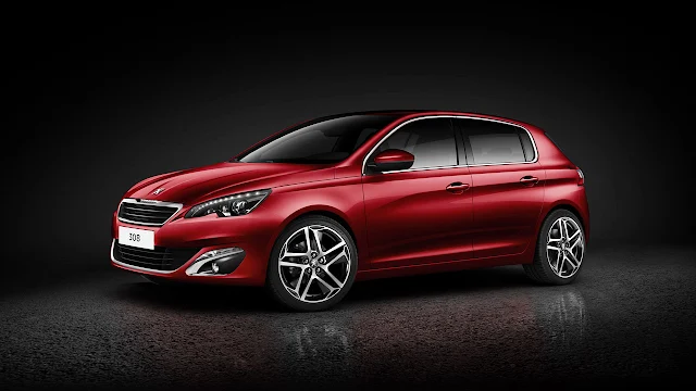 Peugeot 308 red
