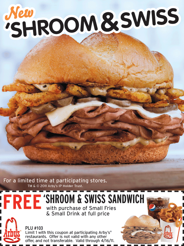 Arby coupon april 2018