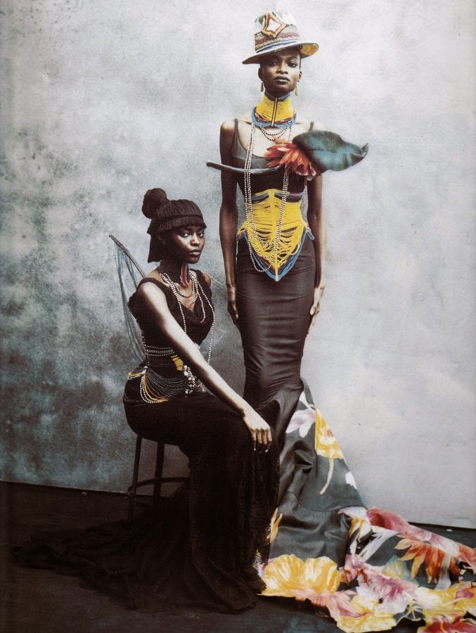 Debra Shaw and Kiara Kabukuru by Peter Lindbergh for Vogue Italia (March 1997) | Ses Rêveries Debra Shaw and Kiara Kabukuru by Peter Lindbergh for Vogue Italia (March 1997) | Ses Rêveries