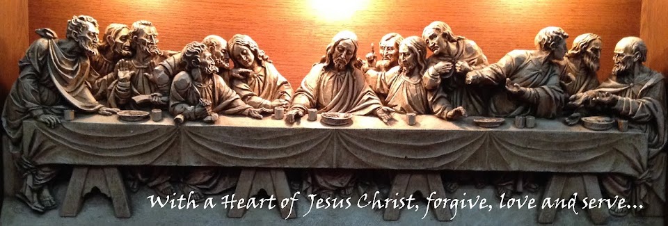 With the Heart of Jesus Christ....