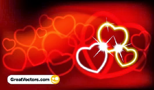 Valentine’s Day Red Abstract Background Valentine’s Day Red Abstract Background