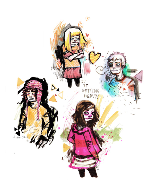 Video Doodle Art Painting Journal Page Kim Dellow