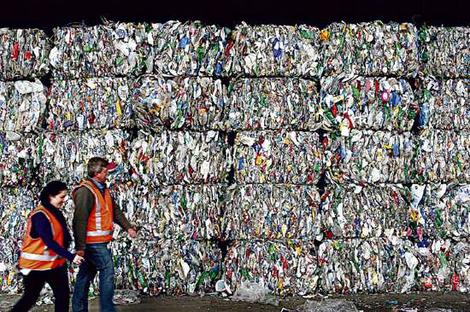 how does a recycling plant make money