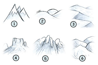 Mountain Pictures: Mountains Sketch