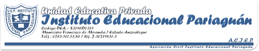 Unidad Educativa Privada Instituto Educacional Pariaguán