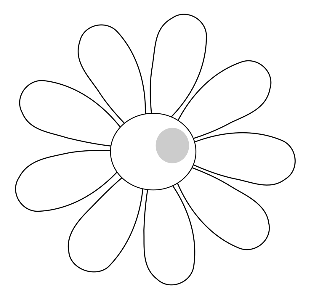Black And White Daisy Flower Clip Art Wallpapers 1050 X 1000 Black And White Daisy Flower Clip Art Wallpapers 1050 X 1000