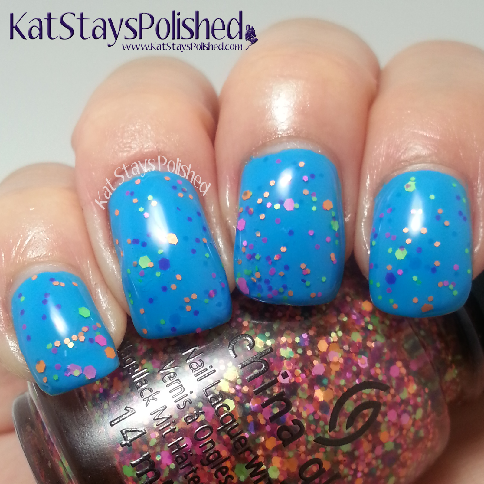 China Glaze Electric Nights - Point Me to the Party | Kat Stays Polished