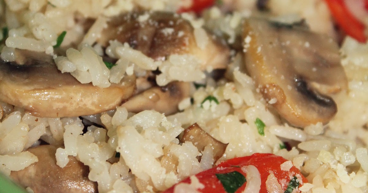 My Favorite Yum's Mushroom Risotto with Jasmine Rice