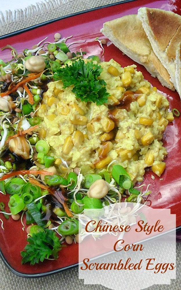 Creative and Delicious Chinese Style Corn Scrambled Eggs