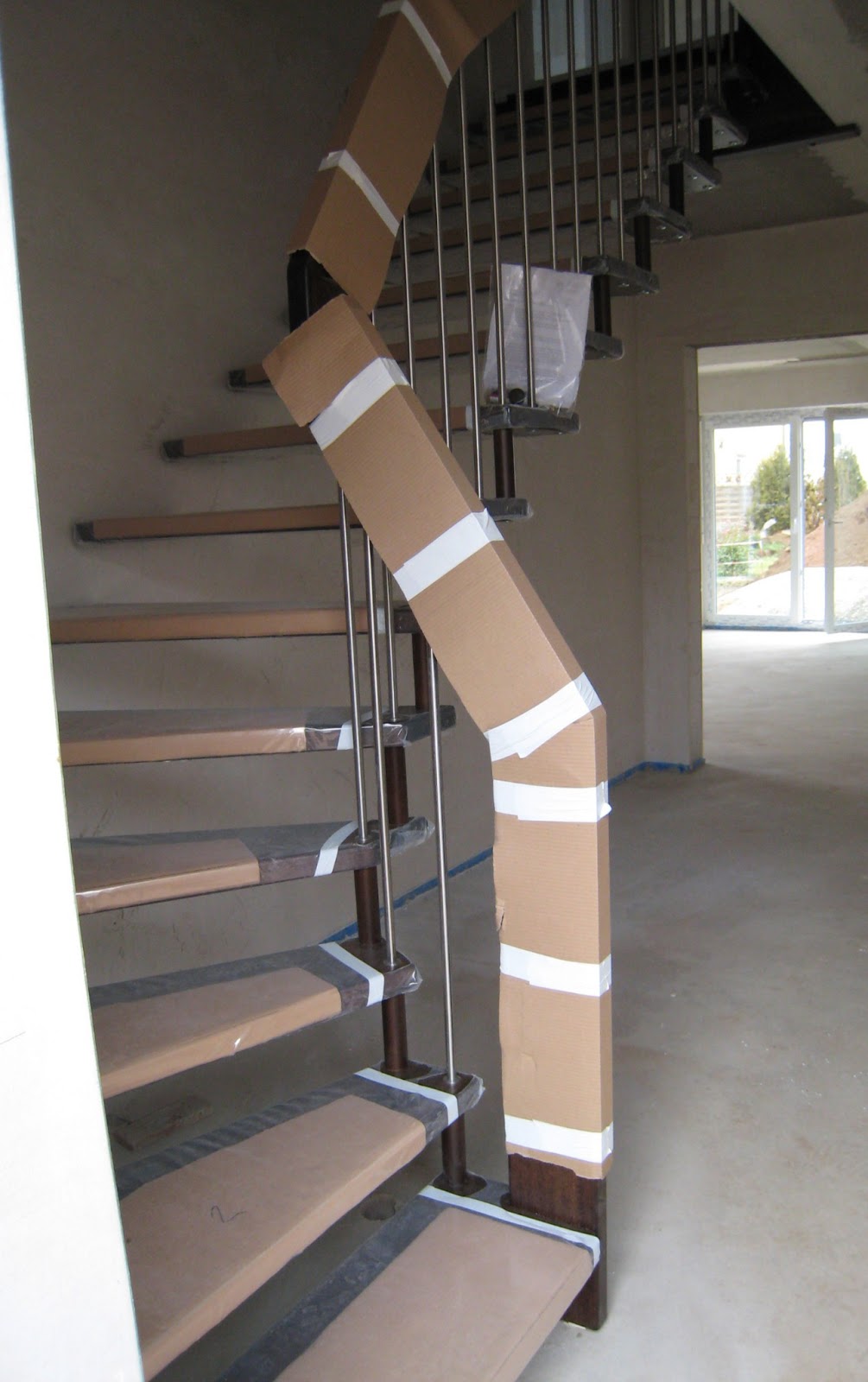 Stein auf Stein das Haus wird bald fertig sein: Januar 2013