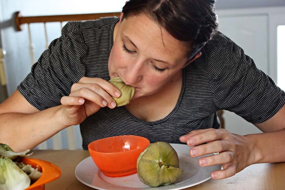 Gnome Sweet Gnome HOW TO Prepare & Eat an Artichoke