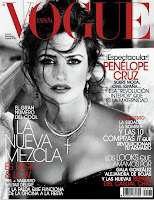 Penelope Cruz cleavage on the cover of Vogue Spаin November 2012