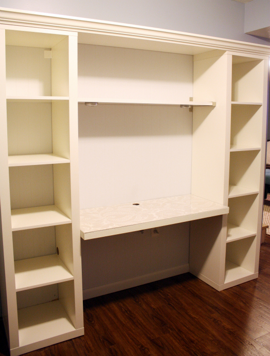 IHeart Organizing Basement Progress Studio Desk Part 4