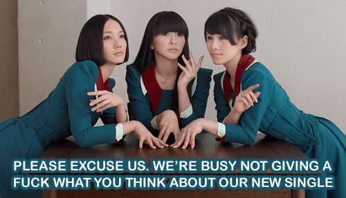 Perfume don't give a f**k what you think about "Spending all my time" | Random J Pop