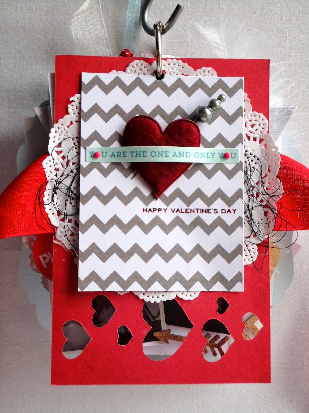 Instants de Scrap Mini album "Saint Valentin"