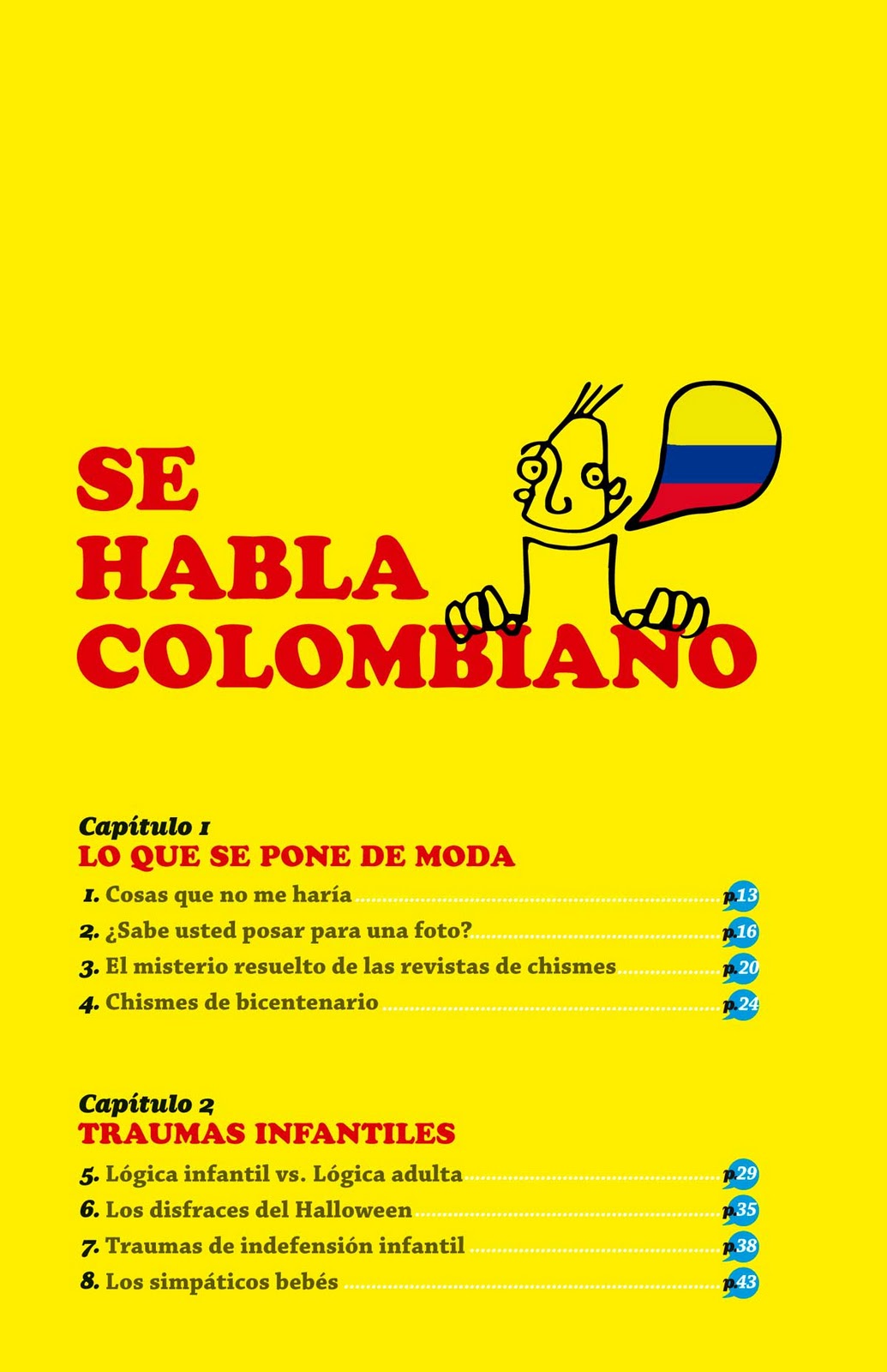 Libro SE HABLA COLOMBIANO/ CONTENIDOS/