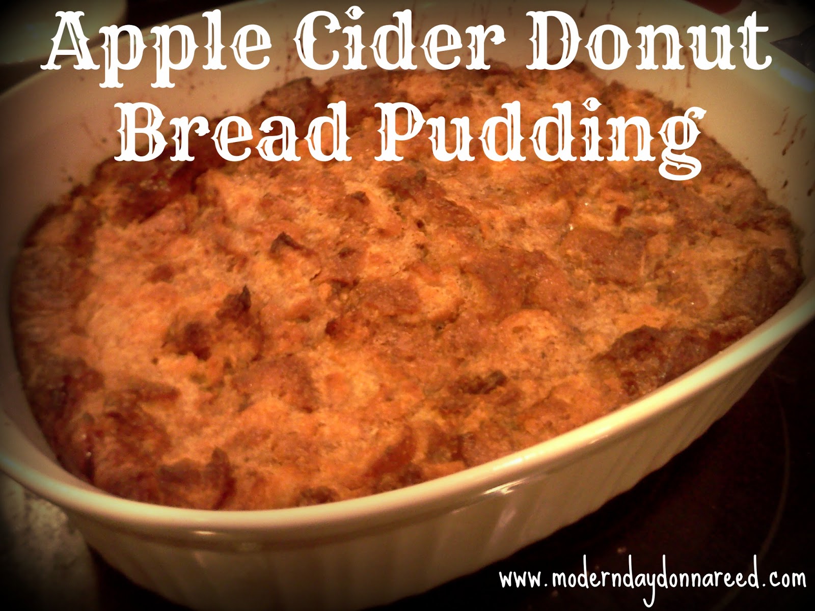 Apple Cider Donut Bread Pudding {RECIPE} Confessions of Apple Cider Donut Bread Pudding {RECIPE} Confessions of