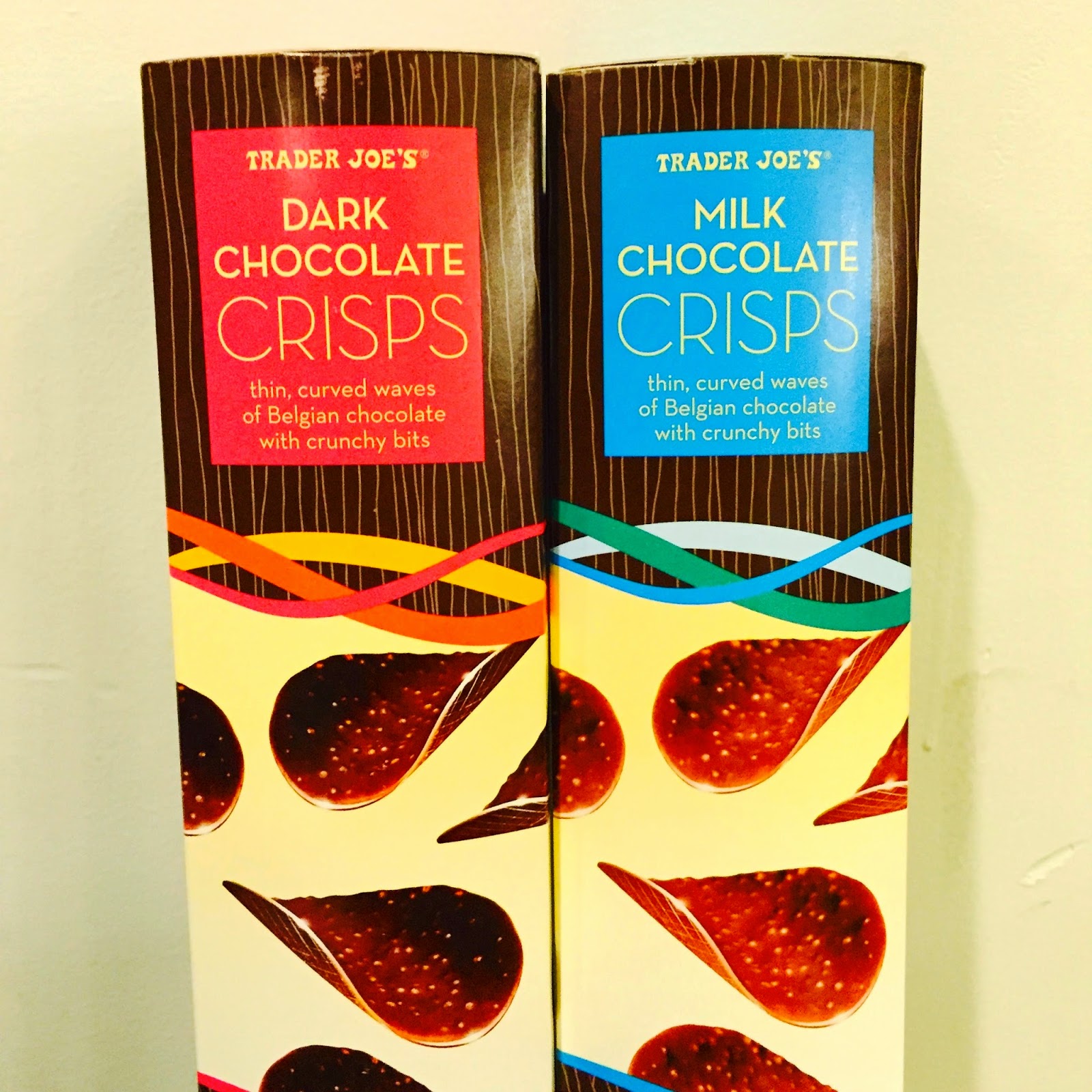 Trader Joe's Dark Chocolate and Milk Chocolate Crisps