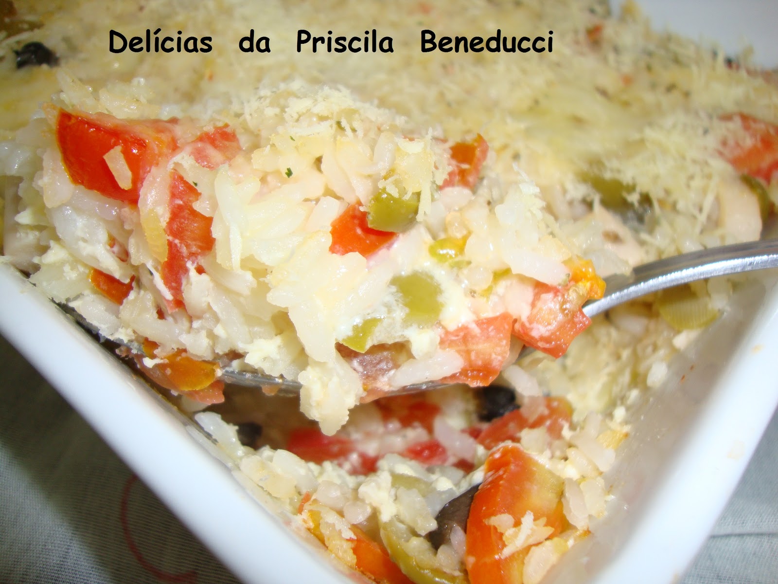 Arroz De Camarão Com Creme De Leite E Requeijão "Arroz de Forno Cremoso com Creme de Leite e Maggi Meu Segredo"