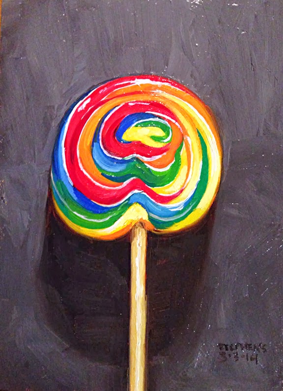 Daily Painting Lollipop 5x7