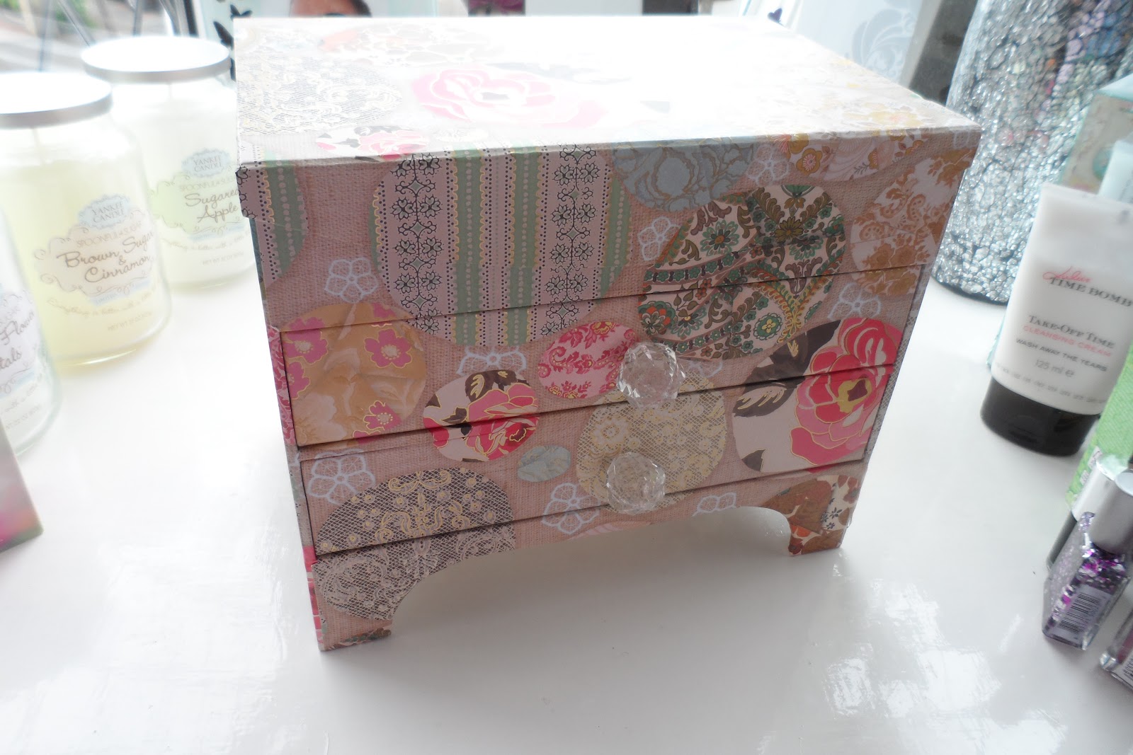 Pretty new storage boxes from TK Maxx flutter and sparkle