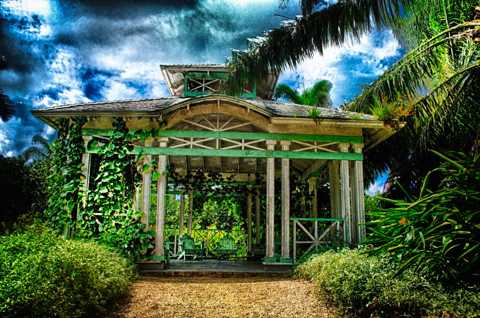 Tony Walton shade room, botanical gardens, grand cayman, cayman
